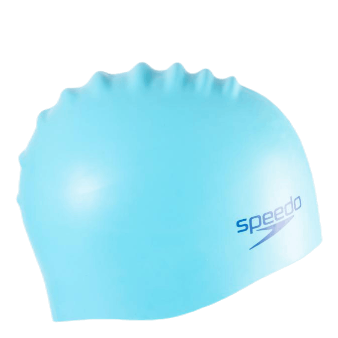 Speedo Silicon Moulded Cap Junior Blue