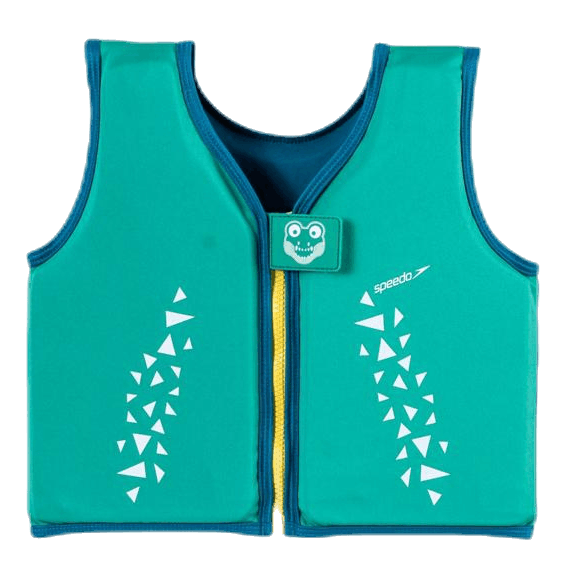 Croc Printed Float Vest Infant Turquoise