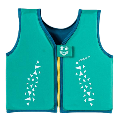 Croc Printed Float Vest Infant Turquoise