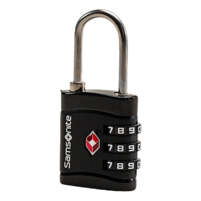 Combi Lock 3 Dial TSA X2 Black