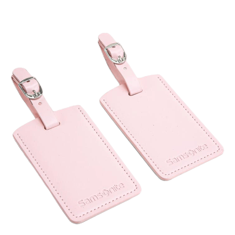 Luggage Tag x2 Pink