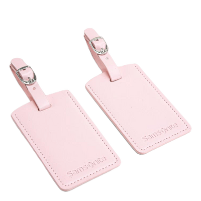 Luggage Tag x2 Pink