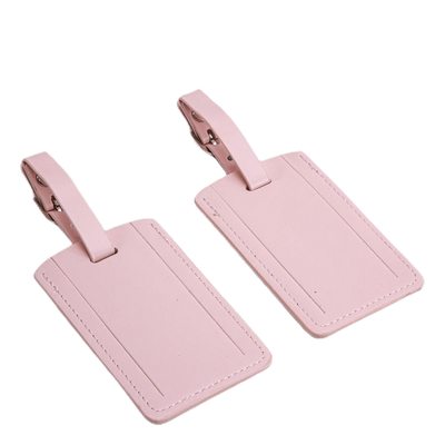 Luggage Tag x2 Pink