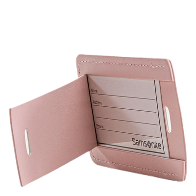 Luggage Tag x2 Pink