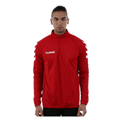 Core 1/2 Zip Sweat Red