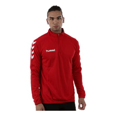 Core 1/2 Zip Sweat Red