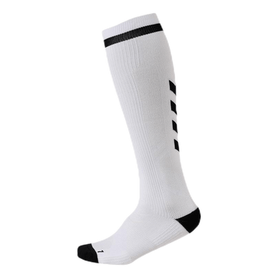 Elite Indoor Sock High White/Black