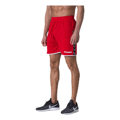 Authentic Poly Shorts Red