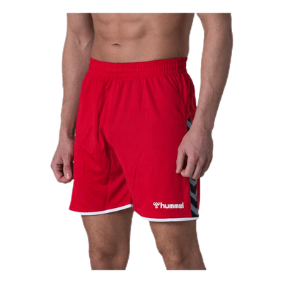 Authentic Poly Shorts Red