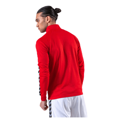 Authentic Poly Zip Jacket Red