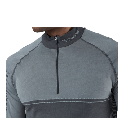 Ryder Seamless Half Zip Patterned