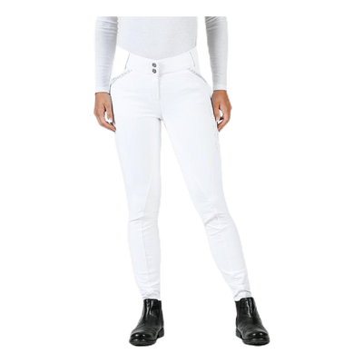 Emily Riding Pants w. Silicon White