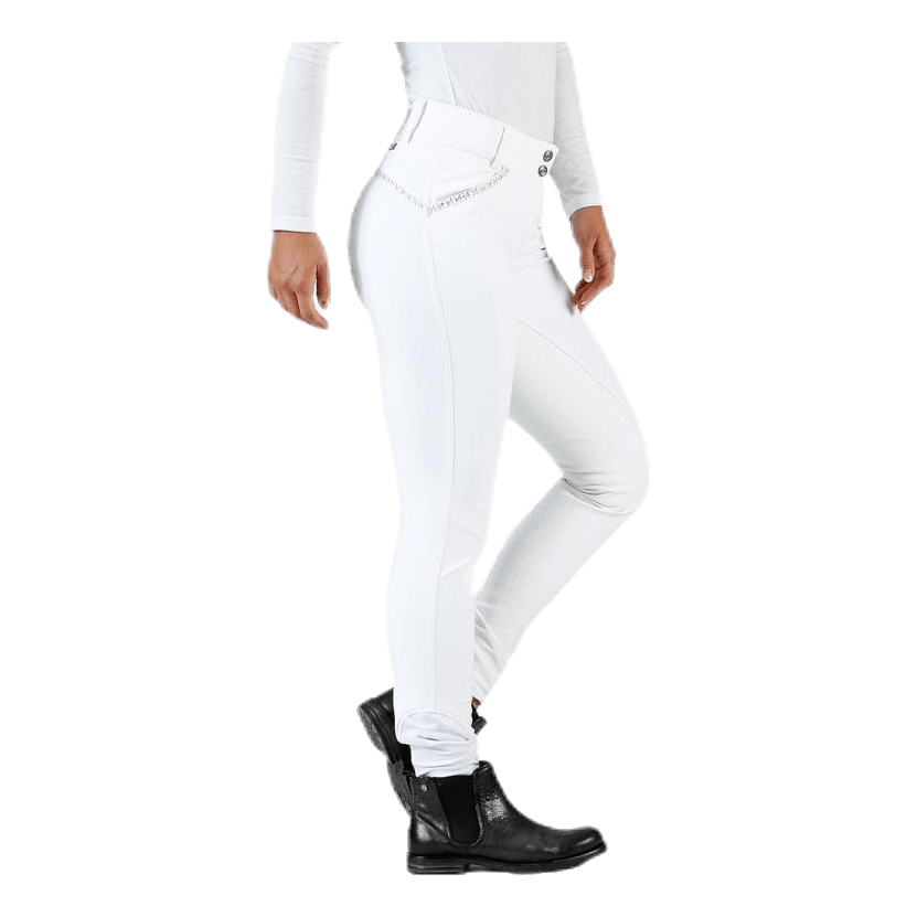 Emily Riding Pants w. Silicon White