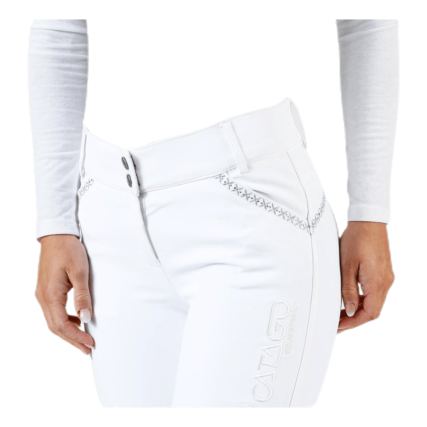 Emily Riding Pants w. Silicon White