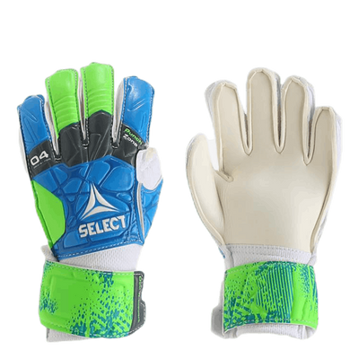 GK Gloves 04 Protection Flat Cut Blue/Green