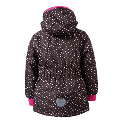 Britta Heart Jacket Brown