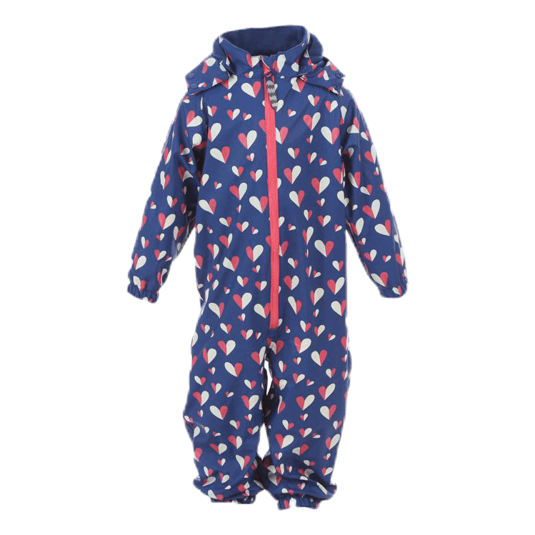 Ruth Fleece Rain Suit Blue