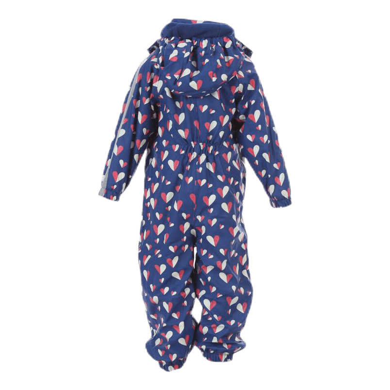 Ruth Fleece Rain Suit Blue