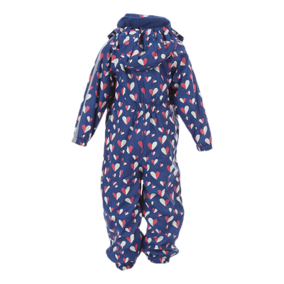 Ruth Fleece Rain Suit Blue