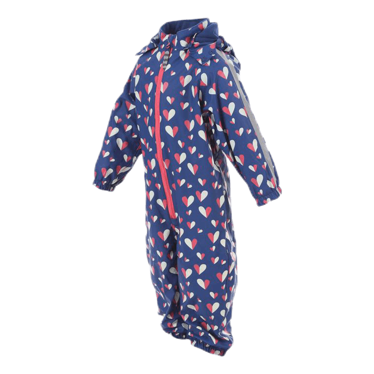 Ruth Fleece Rain Suit Blue