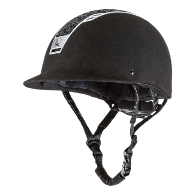 Priority Helmet Suede Glitter Black