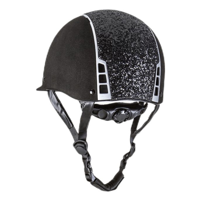 Priority Helmet Suede Glitter Black