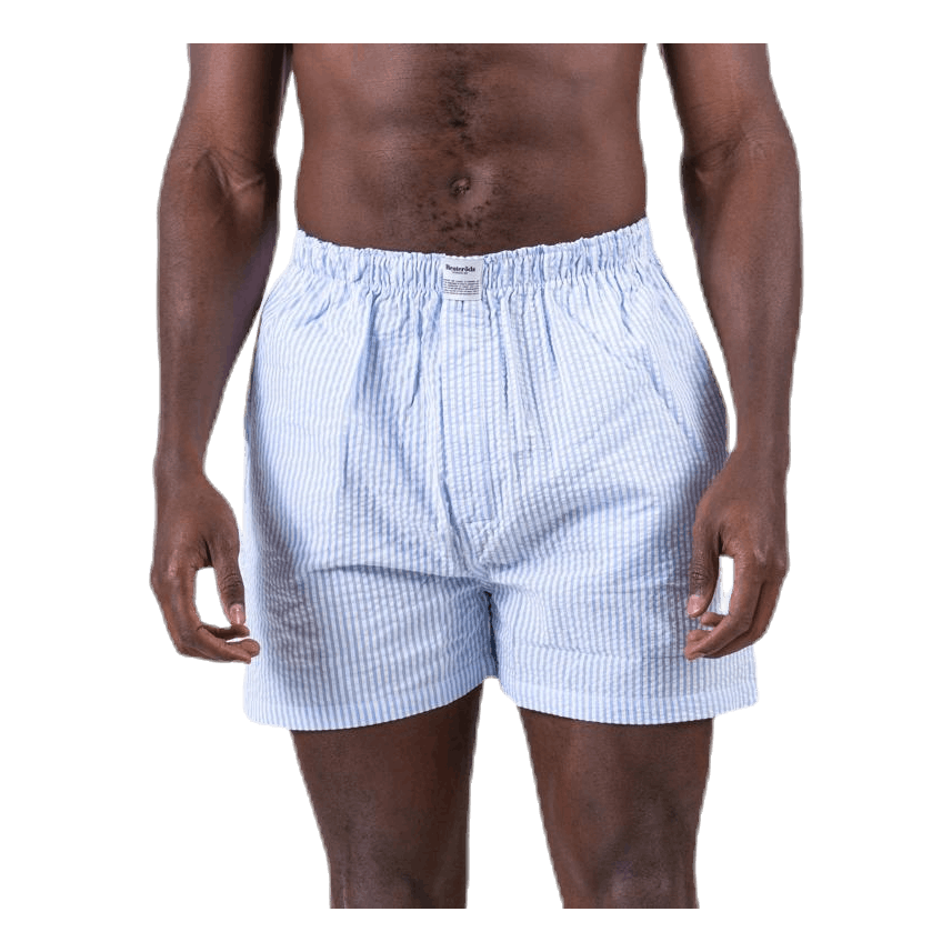 Woven Pyjama Shorts Blue/White