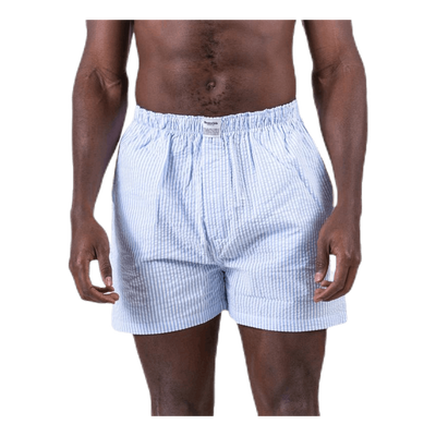 Woven Pyjama Shorts Blue/White