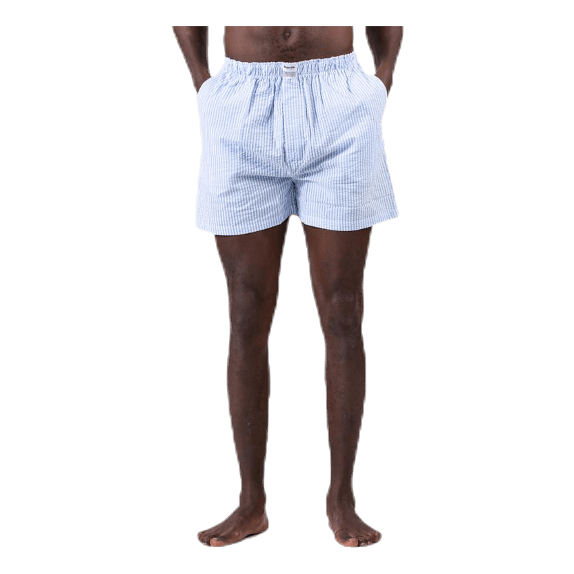 Woven Pyjama Shorts Blue/White