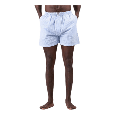 Woven Pyjama Shorts Blue/White