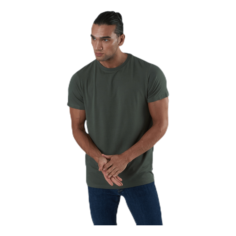 R-neck Bamboo Tee Green