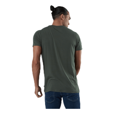 R-neck Bamboo Tee Green