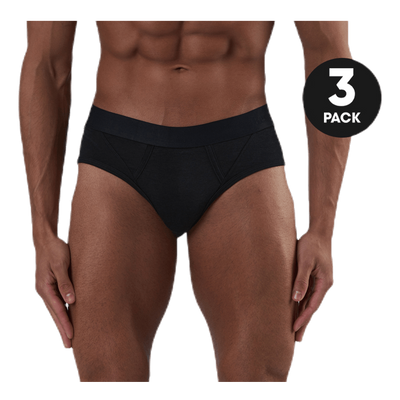 Brief Bamboo 3-Pack Black