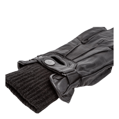 Alex Leather Gloves Black