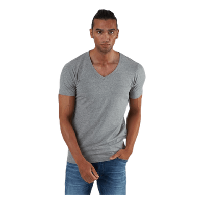 Basic V-Neck Tee S/S Grey