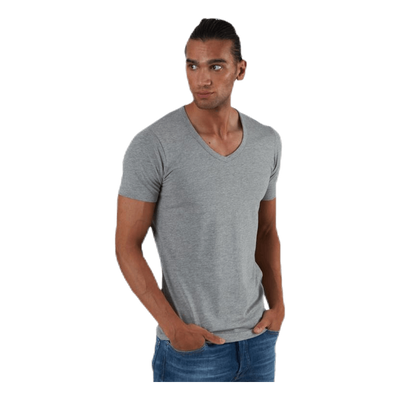 Basic V-Neck Tee S/S Grey