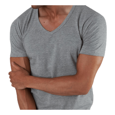 Basic V-Neck Tee S/S Grey