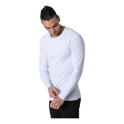 Basic O-Neck Tee L/S White