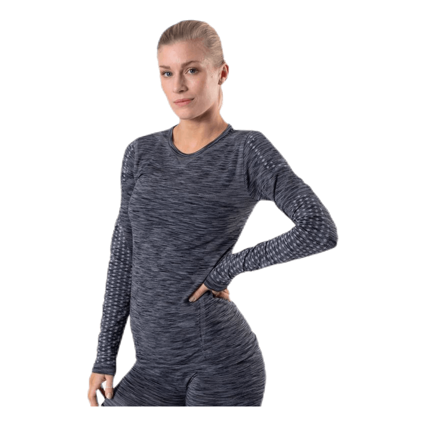 Ascoli Seamless L/S Performance Tee Black