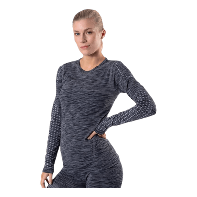 Ascoli Seamless L/S Performance Tee Black