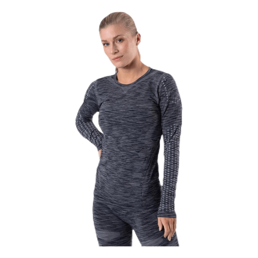 Ascoli Seamless L/S Performance Tee Black