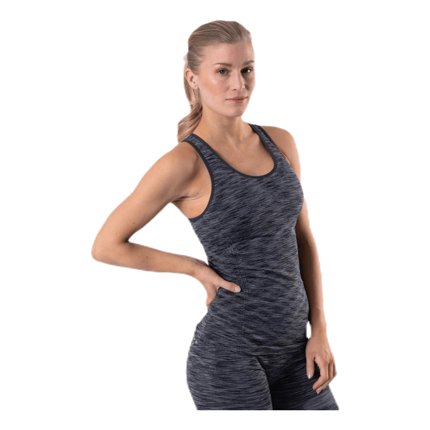 Acir Seamless Melange Top Black