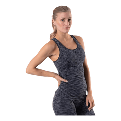 Acir Seamless Melange Top Black