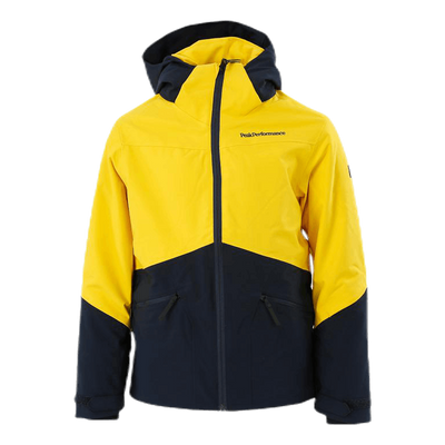 Junior Greyhawk Ski Jacket Blue/Yellow