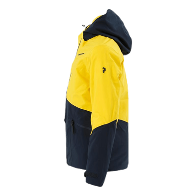 Junior Greyhawk Ski Jacket Blue/Yellow