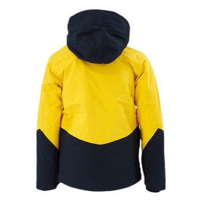 Junior Greyhawk Ski Jacket Blue/Yellow