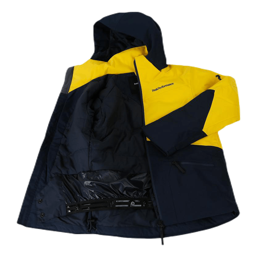 Junior Greyhawk Ski Jacket Blue/Yellow