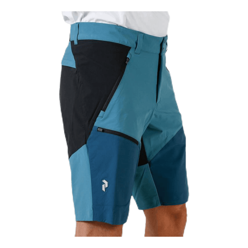 Light Softshell Carbon Shorts Black/Green