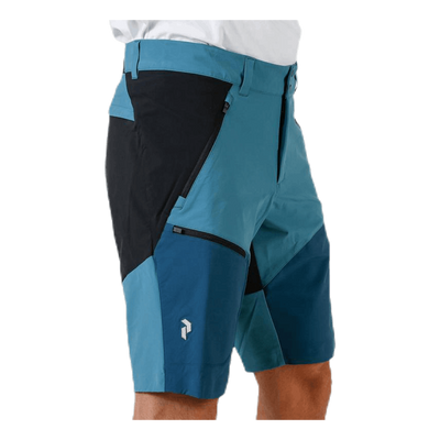 Light Softshell Carbon Shorts Black/Green