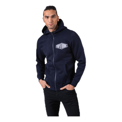 Comfy Zip Hood Blue